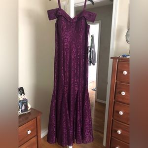 R&M Richards eggplant dress
